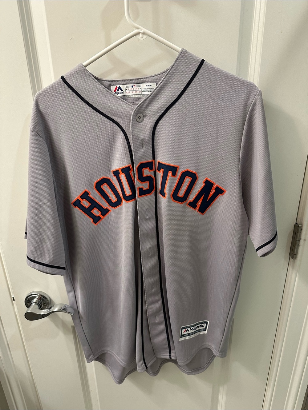 Majestic Gray George Springer Houston Astros Baseball Jersey
